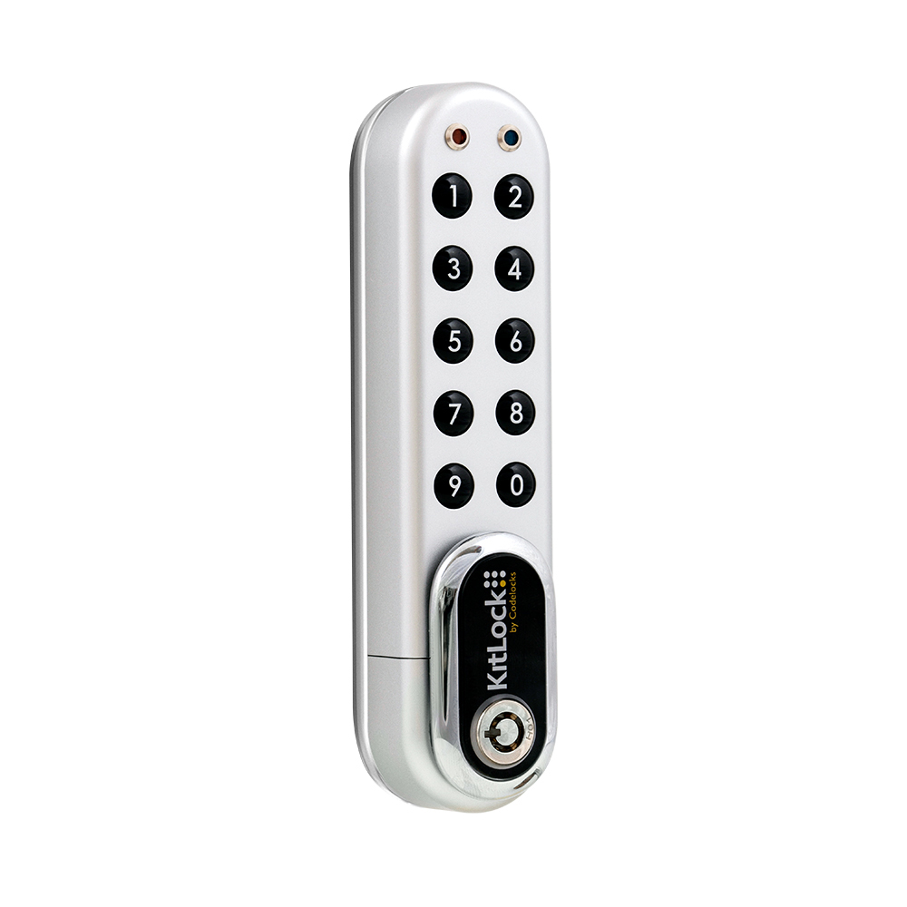 Codelocks KL1000G3 Kitlock Compact Digital Lock with Net Code & Keypad - Silver